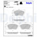 Brake Pad Set, disc brake LP3535 Delphi, Thumbnail 4