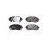 Brake Pad Set, disc brake LP3535 Delphi