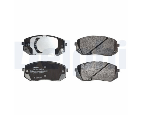 Brake Pad Set, disc brake LP3535 Delphi