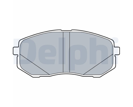 Brake Pad Set, disc brake LP3538 Delphi