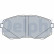 Brake Pad Set, disc brake LP3538 Delphi