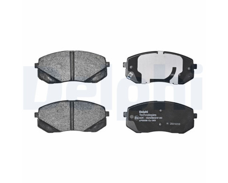 Brake Pad Set, disc brake LP3538 Delphi, Image 3