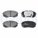Brake Pad Set, disc brake LP3538 Delphi, Thumbnail 3