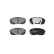 Brake Pad Set, disc brake LP3538 Delphi, Thumbnail 2