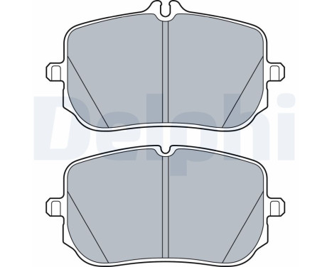 Brake Pad Set, disc brake LP3539 Delphi