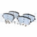 Brake Pad Set, disc brake LP3539 Delphi