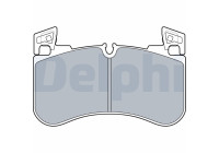 Brake Pad Set, disc brake LP3540 Delphi