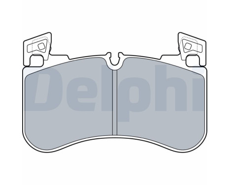 Brake Pad Set, disc brake LP3540 Delphi