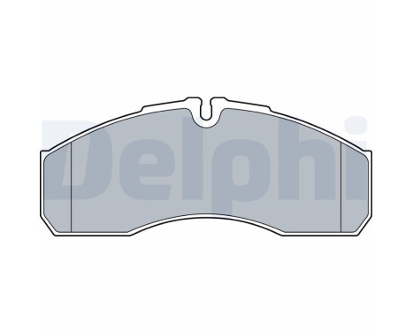 Brake Pad Set, disc brake LP3541 Delphi