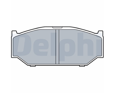 Brake Pad Set, disc brake LP3544 Delphi