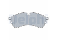 Brake Pad Set, disc brake LP3545 Delphi