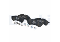 Brake Pad Set, disc brake LP3545 Delphi