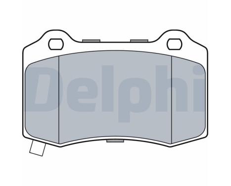 Brake Pad Set, disc brake LP3547 Delphi