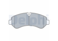 Brake Pad Set, disc brake LP3548 Delphi