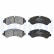 Brake Pad Set, disc brake LP3548 Delphi, Thumbnail 3