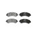 Brake Pad Set, disc brake LP3548 Delphi, Thumbnail 2