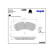 Brake Pad Set, disc brake LP3548 Delphi, Thumbnail 3