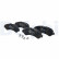 Brake Pad Set, disc brake LP3548 Delphi