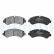 Brake Pad Set, disc brake LP3548 Delphi, Thumbnail 2