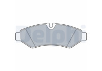 Brake Pad Set, disc brake LP3549 Delphi