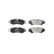 Brake Pad Set, disc brake LP3549 Delphi