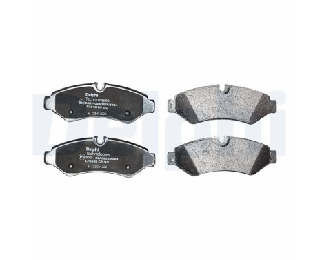 Brake Pad Set, disc brake LP3549 Delphi