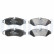 Brake Pad Set, disc brake LP3549 Delphi