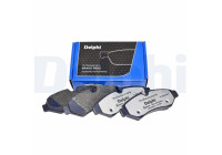 Brake pad set, disc brake LP3549LC Delphi