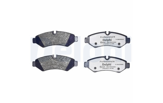 Brake pad set, disc brake LP3549LC Delphi, Image 3
