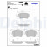 Brake Pad Set, disc brake LP3550 Delphi, Thumbnail 2