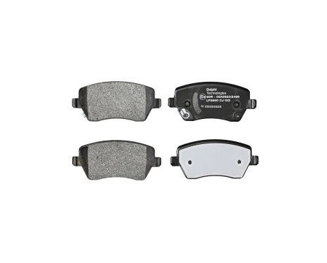 Brake Pad Set, disc brake LP3550 Delphi, Image 2