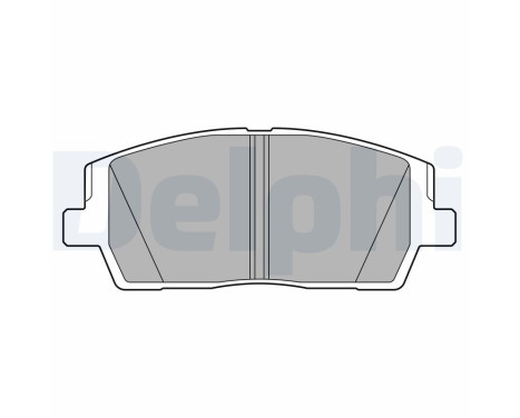 Brake Pad Set, disc brake LP3552 Delphi