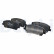 Brake Pad Set, disc brake LP3552 Delphi