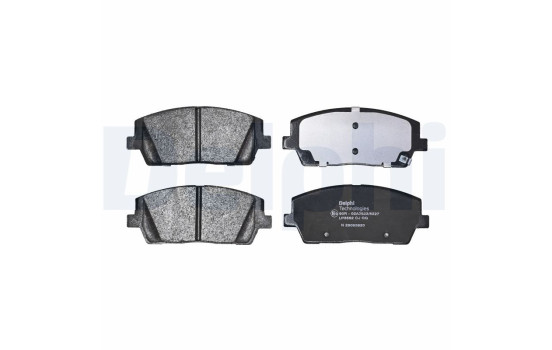 Brake Pad Set, disc brake LP3552 Delphi, Image 2