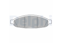 Brake Pad Set, disc brake LP3555 Delphi