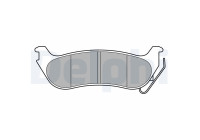 Brake Pad Set, disc brake LP3556 Delphi