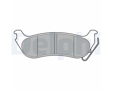 Brake Pad Set, disc brake LP3556 Delphi