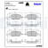 Brake pad set, disc brake LP3566 Delphi, Thumbnail 3