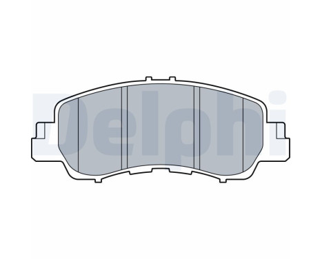 Brake Pad Set, disc brake LP3571 Delphi