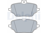 Brake Pad Set, disc brake LP3572 Delphi