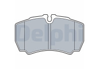 Brake Pad Set, disc brake LP3573 Delphi