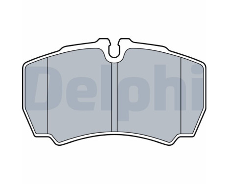 Brake Pad Set, disc brake LP3573 Delphi