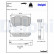 Brake Pad Set, disc brake LP3573 Delphi, Thumbnail 2
