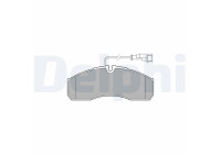 Brake Pad Set, disc brake LP3574 Delphi