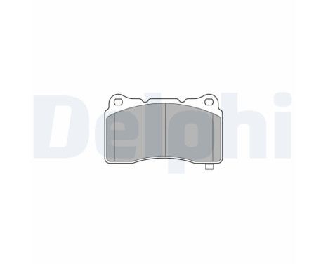 Brake Pad Set, disc brake LP3575 Delphi