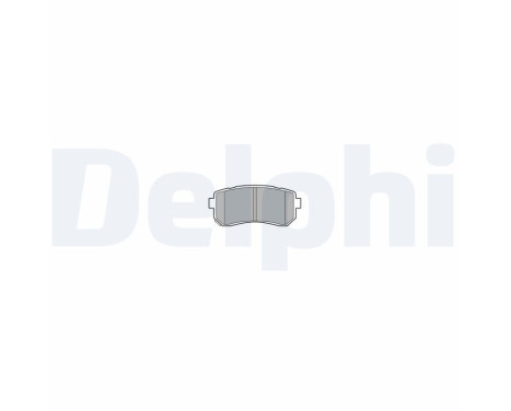 Brake Pad Set, disc brake LP3576 Delphi