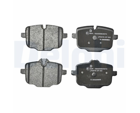 Brake Pad Set, disc brake LP3579 Delphi, Image 3
