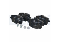 Brake Pad Set, disc brake LP3579 Delphi