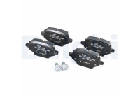 Brake Pad Set, disc brake LP3580 Delphi