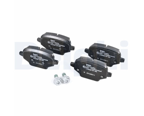 Brake Pad Set, disc brake LP3580 Delphi